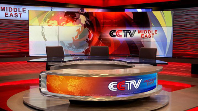 CCTV Middle East - Dubai - News Sets Set Design - 1