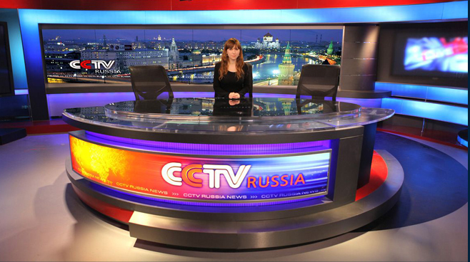 CCTV Russia - Moscow - News Sets Set Design - 2