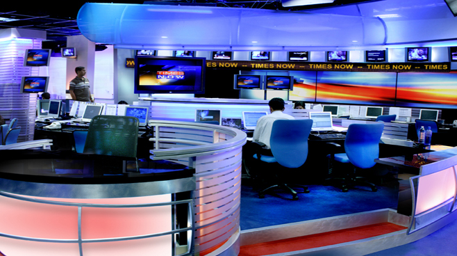 Times of India - India - Newsrooms Set Design - 2