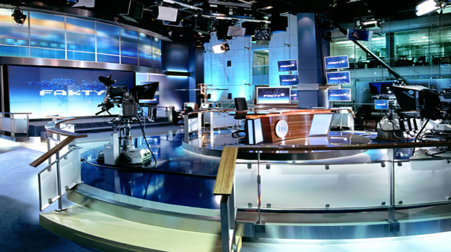 TVN - Warsaw - News Sets Set Design - 1