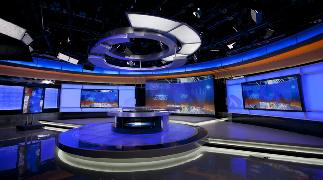Jiangsu TV -  Nanjing, China - News Sets Set Design - 1