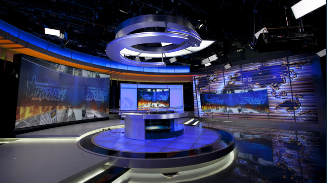 Jiangsu TV -  Nanjing, China - News Sets Set Design - 2