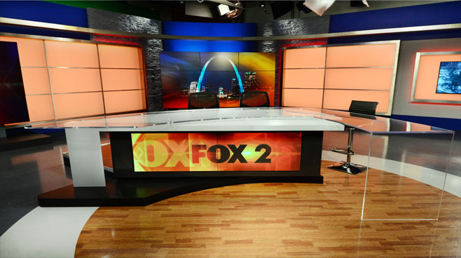 KTVI - St. Louis, MO - News Sets Set Design - 3