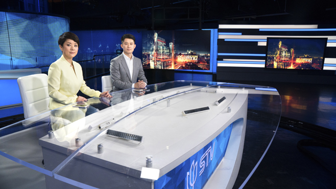SMG-STV - Shanghai, China - News Sets Set Design - 2