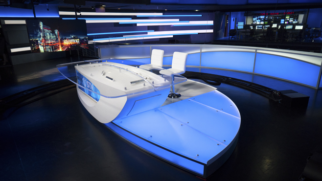SMG-STV - Shanghai, China - News Sets Set Design - 4