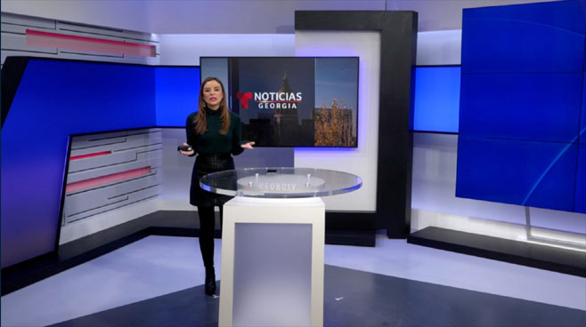 WKTB - Atlanta, GA - News Sets Set Design - 1