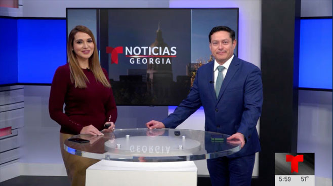 WKTB - Atlanta, GA - News Sets Set Design - 2