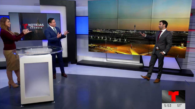 WKTB - Atlanta, GA - News Sets Set Design - 6