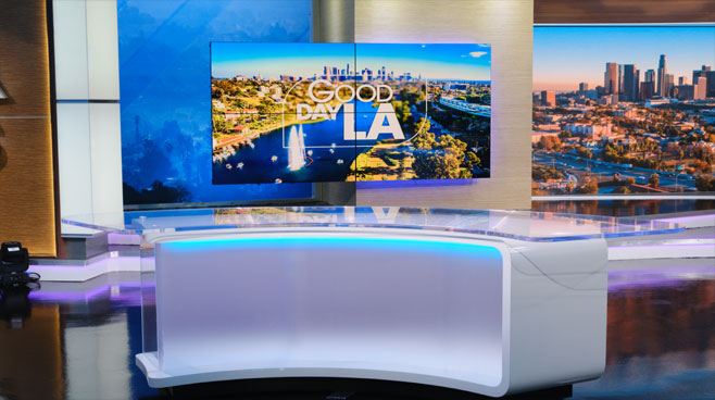 KTTV Fox 11 - Los Angeles, CA - News Sets Set Design - 3