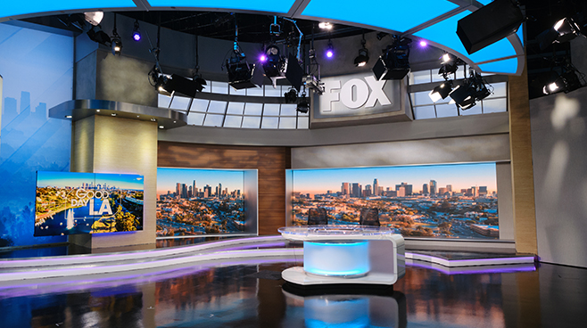 KTTV Fox 11 - Los Angeles, CA - News Sets Set Design - 5