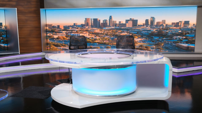 KTTV Fox 11 - Los Angeles, CA - News Sets Set Design - 6