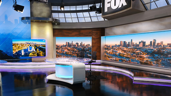 KTTV Fox 11 - Los Angeles, CA - News Sets Set Design - 7