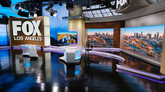 KTTV Fox 11 - Los Angeles, CA - News Sets Set Design - 8