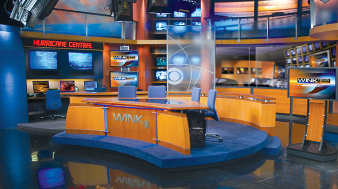 WINK - Fort Myers - News Sets Set Design - 1