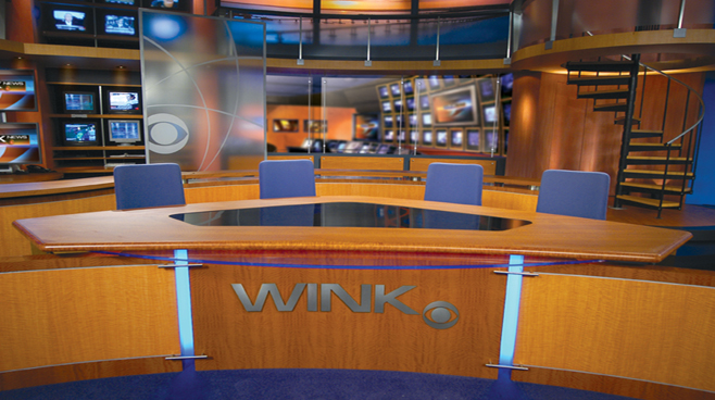 WINK - Fort Myers - News Sets Set Design - 2