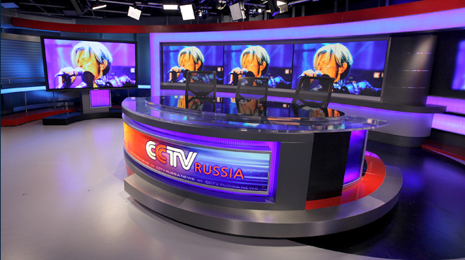 CCTV Russia - Moscow - News Sets Set Design - 4