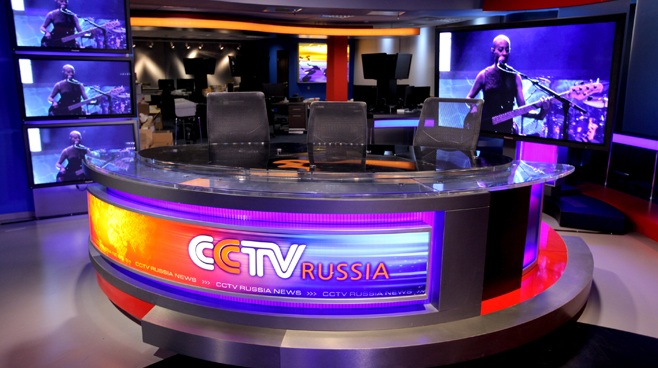 CCTV Russia - Moscow - News Sets Set Design - 6