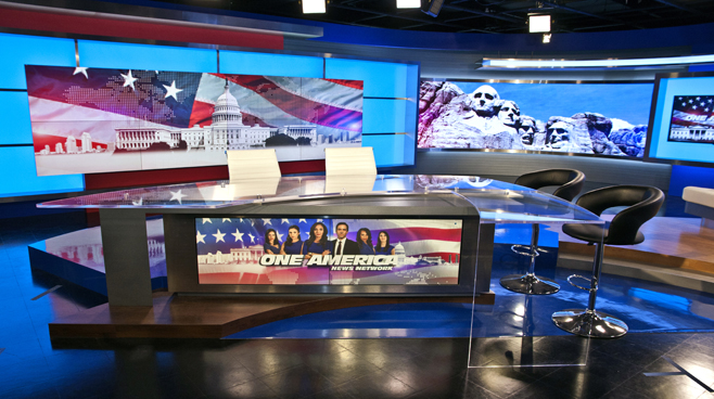 One America - National - News Sets Set Design - 2