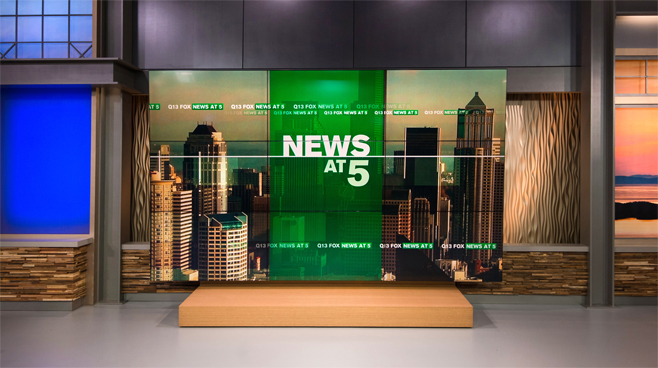KCPQ - Seattle, WA - News Sets Set Design - 8