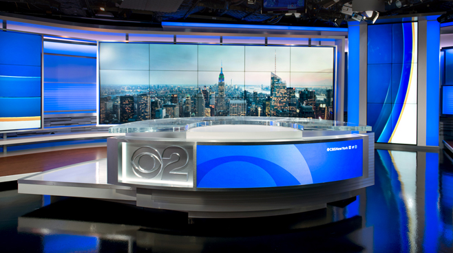 WCBS - New York, NY - News Sets Set Design - 3