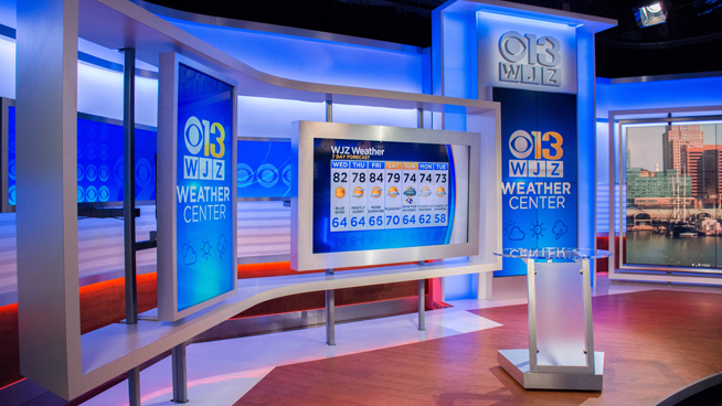 WJZ - Baltimore, MD - Weather Centers Set Design - 1